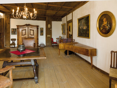 Musikzimmer im Schattenburg-Museum