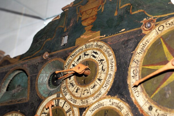 Astronomische Uhr im Schattenburg-Museum Führung im Museum: Uhren