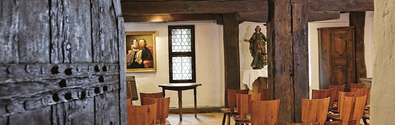Kapelle oder Schatzkammer mieten Einene Raum im Schattenburg mieten