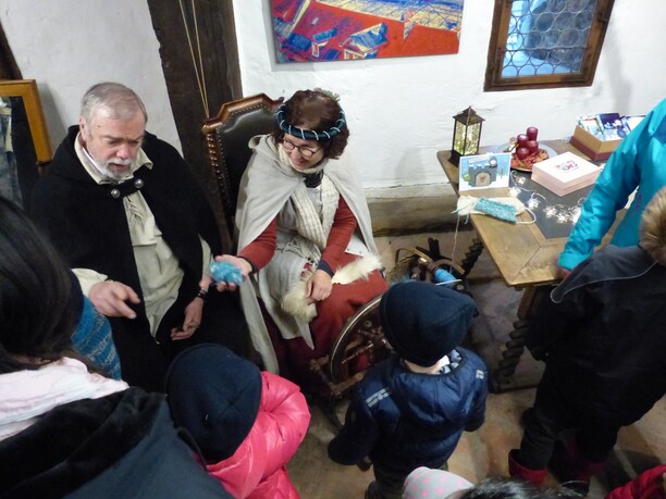 "Graf und Gräfin von Montfort" Kinderempfang im Schattenburg-Museum