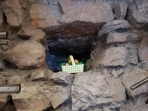 Osternest im Bergfried Osternest im Bergfried