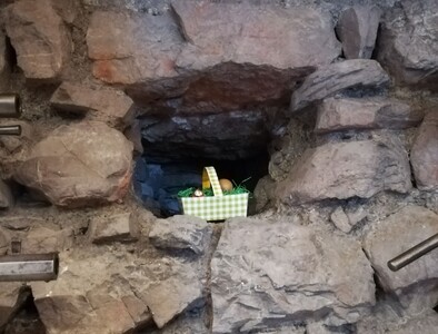 Osternest im Bergfried