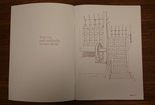 Familienführer und Malbuch Schattenburg