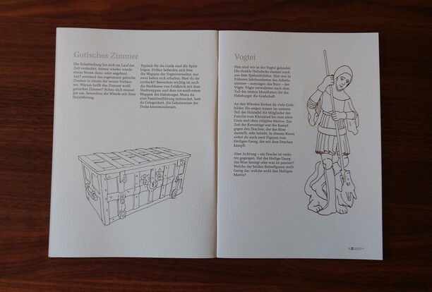 Familienführer und Malbuch Schattenburg