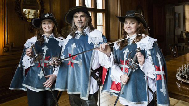 Vortrag zu d&#039;Artagnan und die drei Musektiere im Palas der Schattenburg