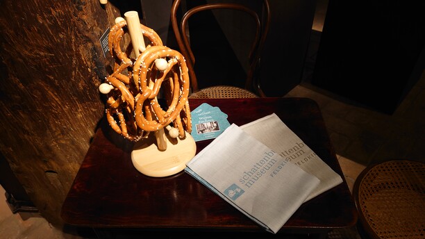 Geschirrtuch in türkis und mokka Geschirrtuch und Gasthaus, eine enge Verbindung