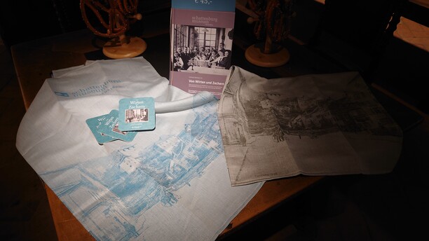 Nach einer alten Fotografie von J. Vinzenz aus der Sammlung Gerhard Winkler Geschirrtuchmotiv von 1895