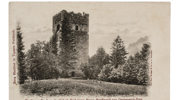 alte Postkarte der Tostnerburg
